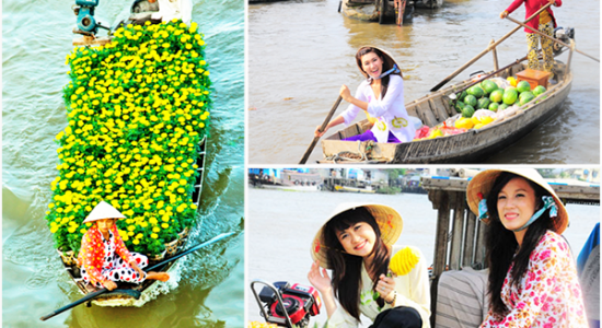 Mekong Eco Tour: Cai Rang Floating Market, small Canal and Fruit garden (Code: CR-S16)