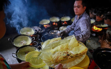Pancake Pagoda in Mekong Delta