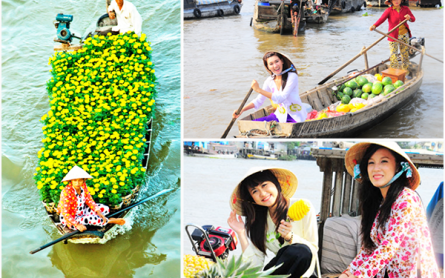 Mekong Eco Tour: Cai Rang Floating Market, small Canal and Fruit garden (Code: CR-S16)