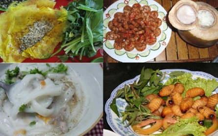 Pancake with Small Edible Snail – Specialty of Ben Tre
