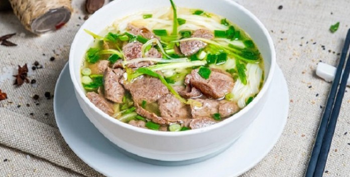 Pho, a Vietnamese noodle dish